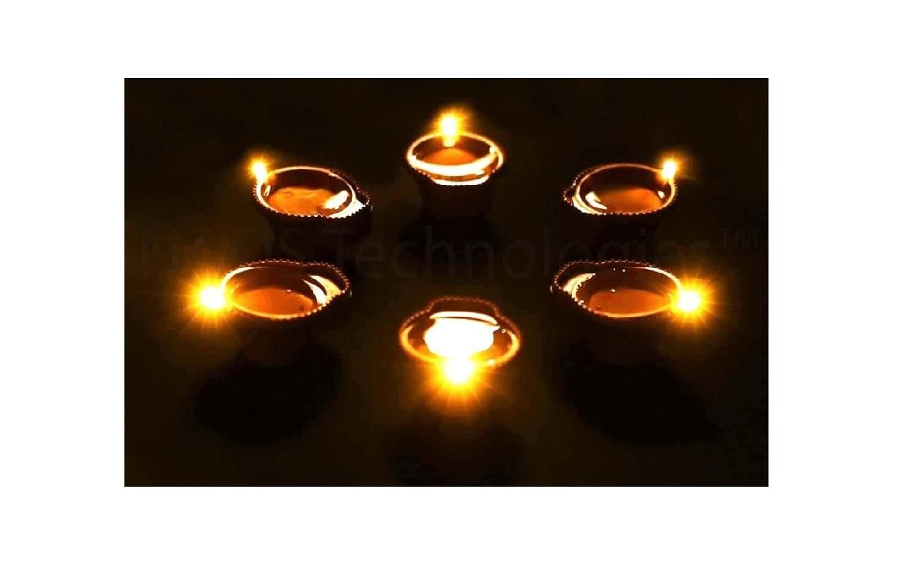 Illuminate Your Celebrations: Water-Activated Sensor LED Diyas (Pack of 6/12/18/24)