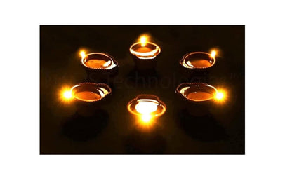 Illuminate Your Celebrations: Water-Activated Sensor LED Diyas (Pack of 6/12/18/24)