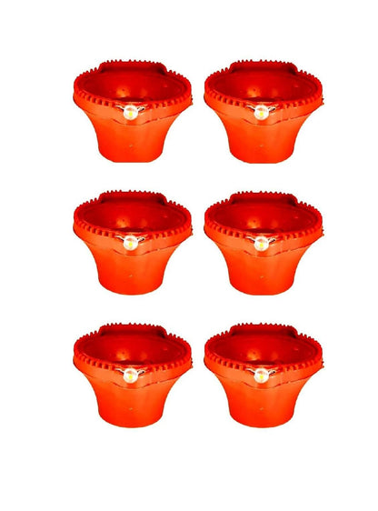 Illuminate Your Celebrations: Water-Activated Sensor LED Diyas (Pack of 6/12/18/24)